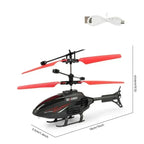 Mini RC Helicopter Drone – Induction Hover Toy for Kids with Rechargeable Battery (No Remote Needed)