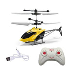 Mini RC Helicopter Drone – Induction Hover Toy for Kids with Rechargeable Battery (No Remote Needed)