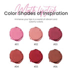 evpct 3Pcs Matte Creamy Lipsticks Set, Maroon Wine Coral Ruby Red Lip Stick Set for Women, Long Lasting Waterproof Velvet Lipsticks Blendable Silky, Longwear Lip Makeup Set 24 hours original labios 02