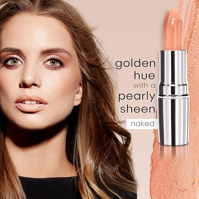 nude envie - Lipstick - Creamy & Long-Lasting Finish - Velvety Texture & Easy Application - Luxury Hydration - With Shea Butter, Vitamin E & Jojoba Oil - Vegan, Paraben-Free & Cruelty-Free - Naked