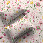 Cotton Bedsheet with Pillow Covers - Rose Pink
