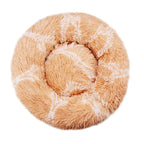 Round Plush Pet Bed — Super Soft Dog & Cat Bed, 6 Sizes (40-90cm)