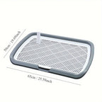 Dog Potty Training Toilet — Reusable Pee Pad Holder with Removable Net Tray