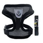 Breathable Pet Chest Harness & Leash — Outdoor Walking Strap for Dogs & Cats