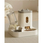 Automatic Pet Feeder with Water Fountain — Large Capacity Raised Bowl for Cats & Dogs