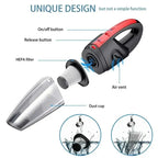 Portable Wireless Handheld Vacuum Cleaner — Powerful Suction for Car, Home & Pet Hair