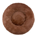 Round Plush Pet Bed — Super Soft Dog & Cat Bed, 6 Sizes (40-90cm)