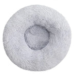 Round Plush Pet Bed — Super Soft Dog & Cat Bed, 6 Sizes (40-90cm)