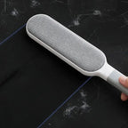 Reusable dust removal brush, double-sided pet hair remover, manual electrostatic adhesive brush, durable polypropylene material