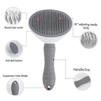 Stainless Steel Pet Comb — Effective Floating Hair Remover for Cats & Dogs