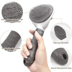 Self-Cleaning Pet Grooming Brush — Dematting Comb for Dogs & Cats