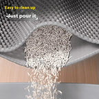 Extra Large Cat Litter Mat Heavy Duty Waterproof 2 Layer Non Slip Washable Pet Floor Protector Litter Box Sand Stopper