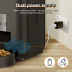 Smart Timed Automatic Pet Feeder — Scheduled Portion Control for Cats & Dogs