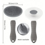 Stainless Steel Pet Comb — Effective Floating Hair Remover for Cats & Dogs