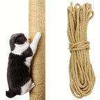Natural Sisal Rope for Cat Scratcher — DIY Scratching Post & Furniture Protector (33/66/164ft)
