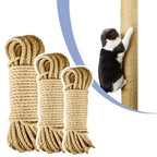 Natural Sisal Rope for Cat Scratcher — DIY Scratching Post & Furniture Protector (33/66/164ft)
