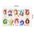 Wooden Hand Grab Boards Baby Educational Cartoon Vehicle Animals Fruits 3D Puzzles Kids Early Education Toys TMZ﻿